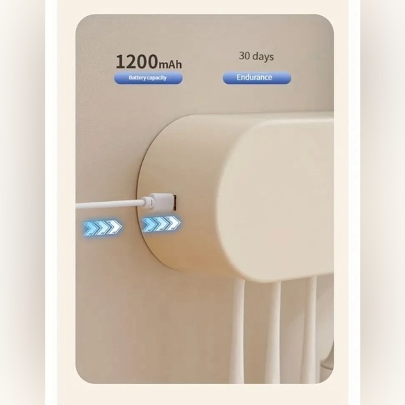 Smart Toothbrush 🪥 Sterilizer New Beige USB - Picture 5 of 9